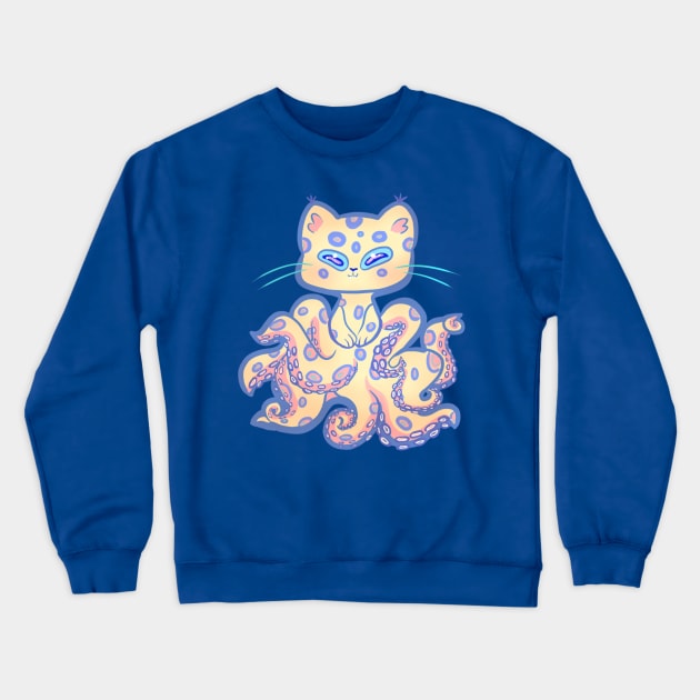 Catopus Crewneck Sweatshirt by adorkablyfeline